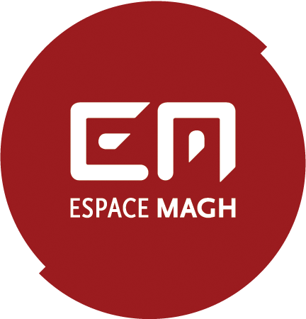 Logo Espace Magh - Red version