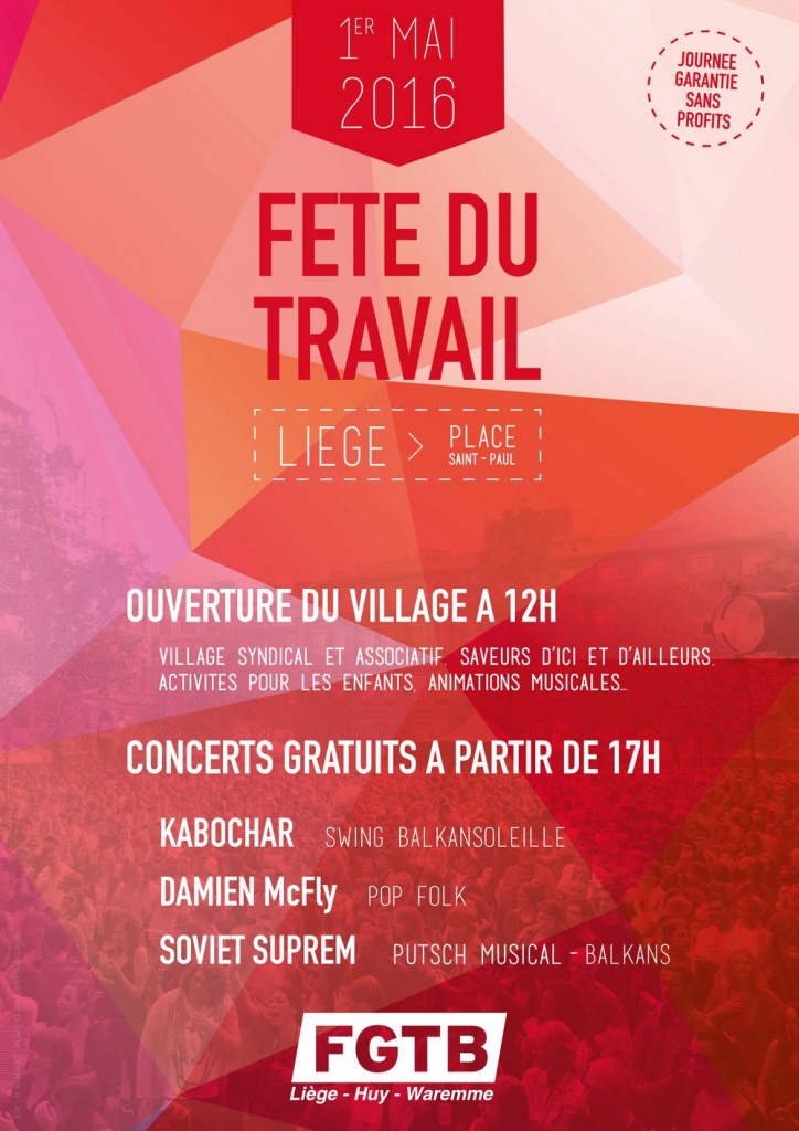 fête du travail 2016