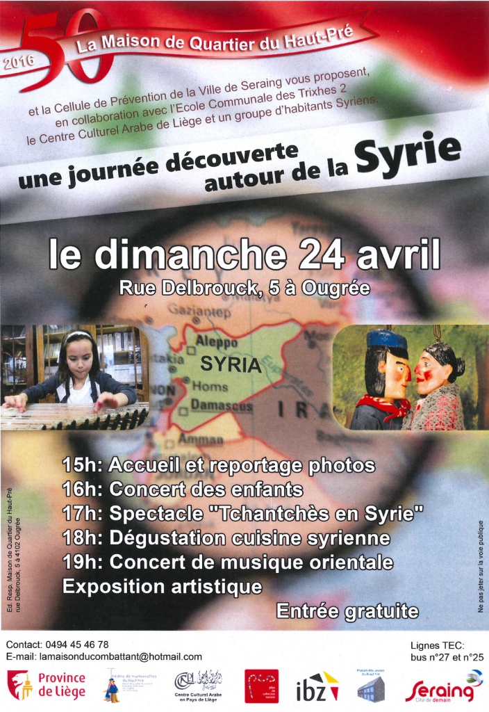 Une journée découverte autour de la syrie